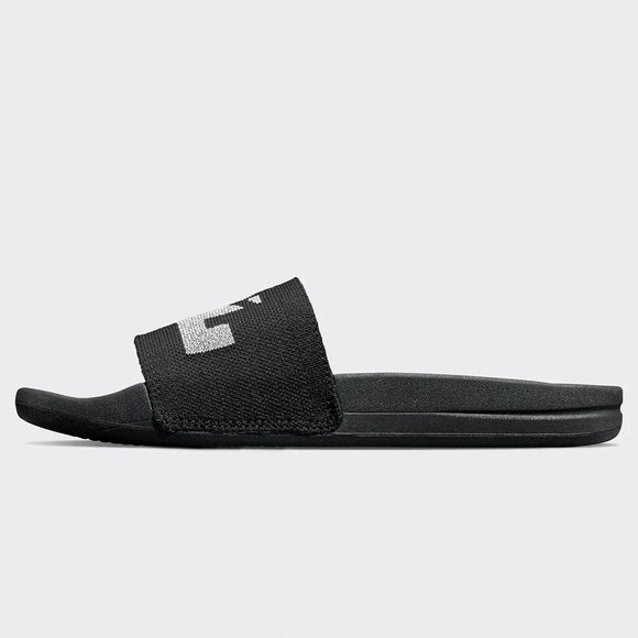 APL | Big Logo TechLoom Slide | Black / Reflective Silver main image 5
